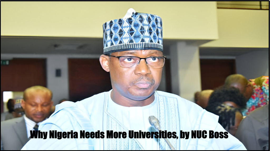 Why Nigeria Needs More Universities, by NUC Boss