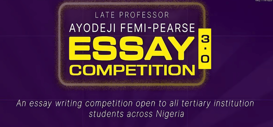 Late Professor Ayodeji Femi-Pearse Essay Competition