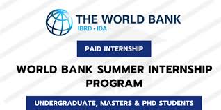 World Bank Treasury Summer Internship 2025 in the USA